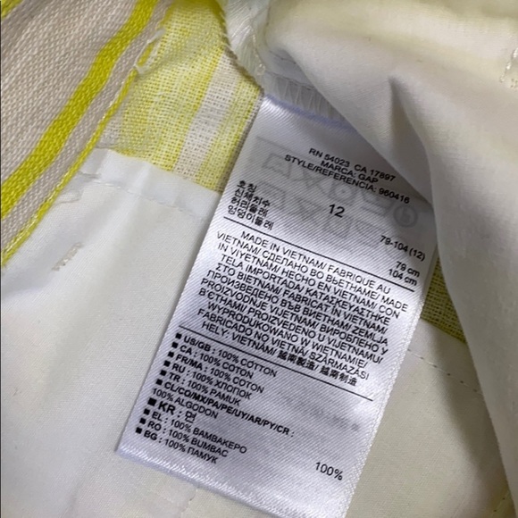 EUC Gap 100% Cotton Preppy Twill Striped Summer Shorts - Picture 3 of 6